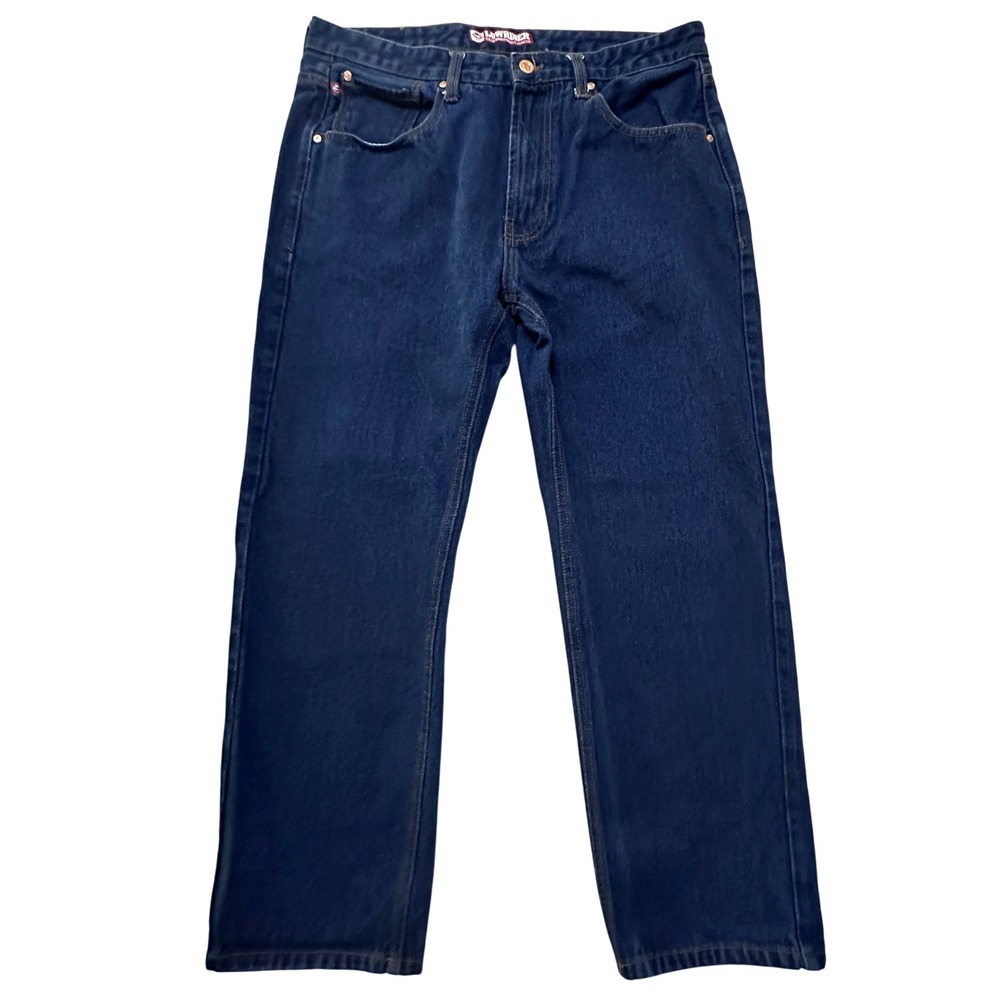 Lowrider The Boulevard Classic Jeans 38x30 Dark Wash Baggy Skater Chicano Style